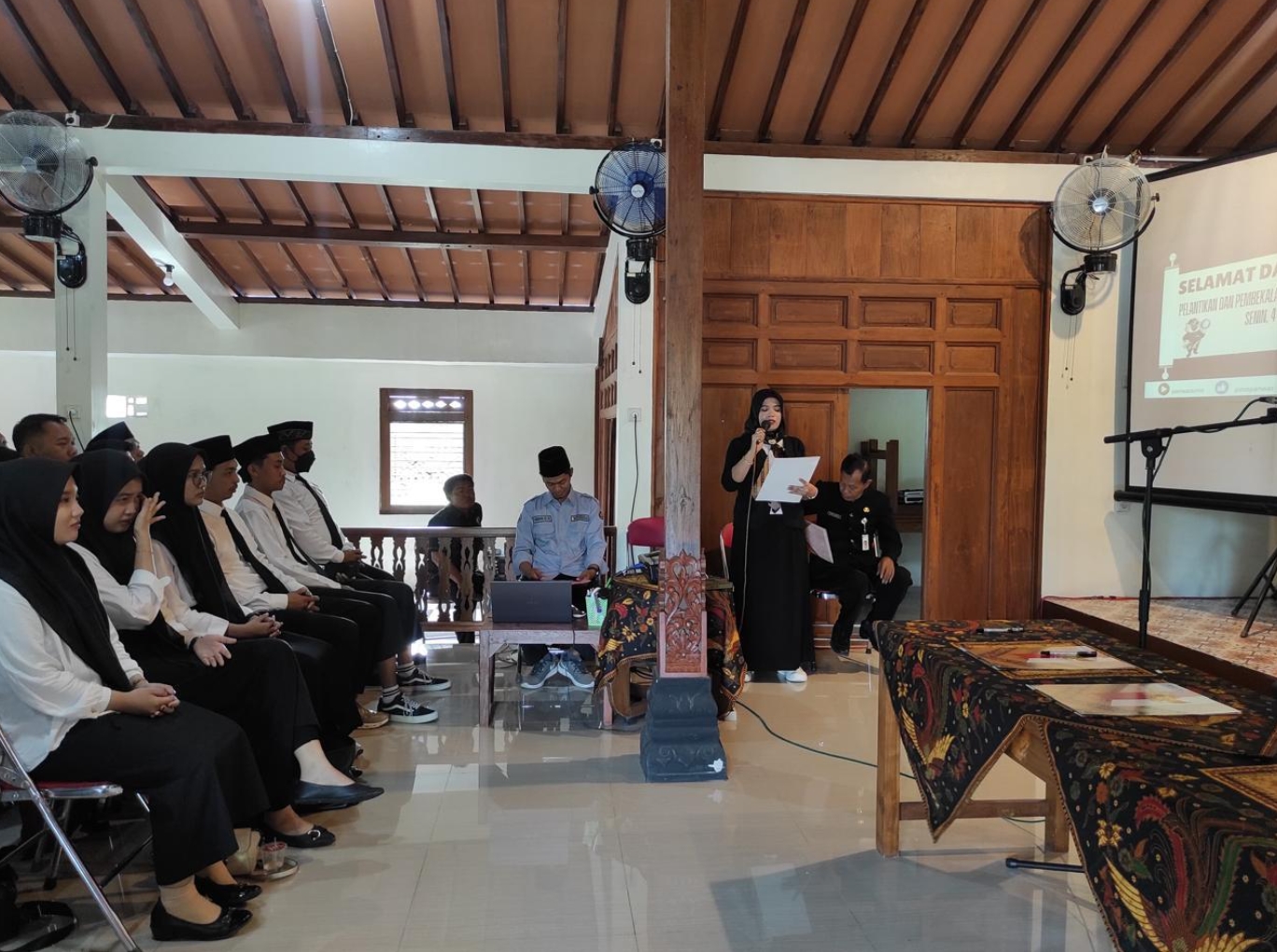 Pelantikan PTPS se-Kecamatan Simo