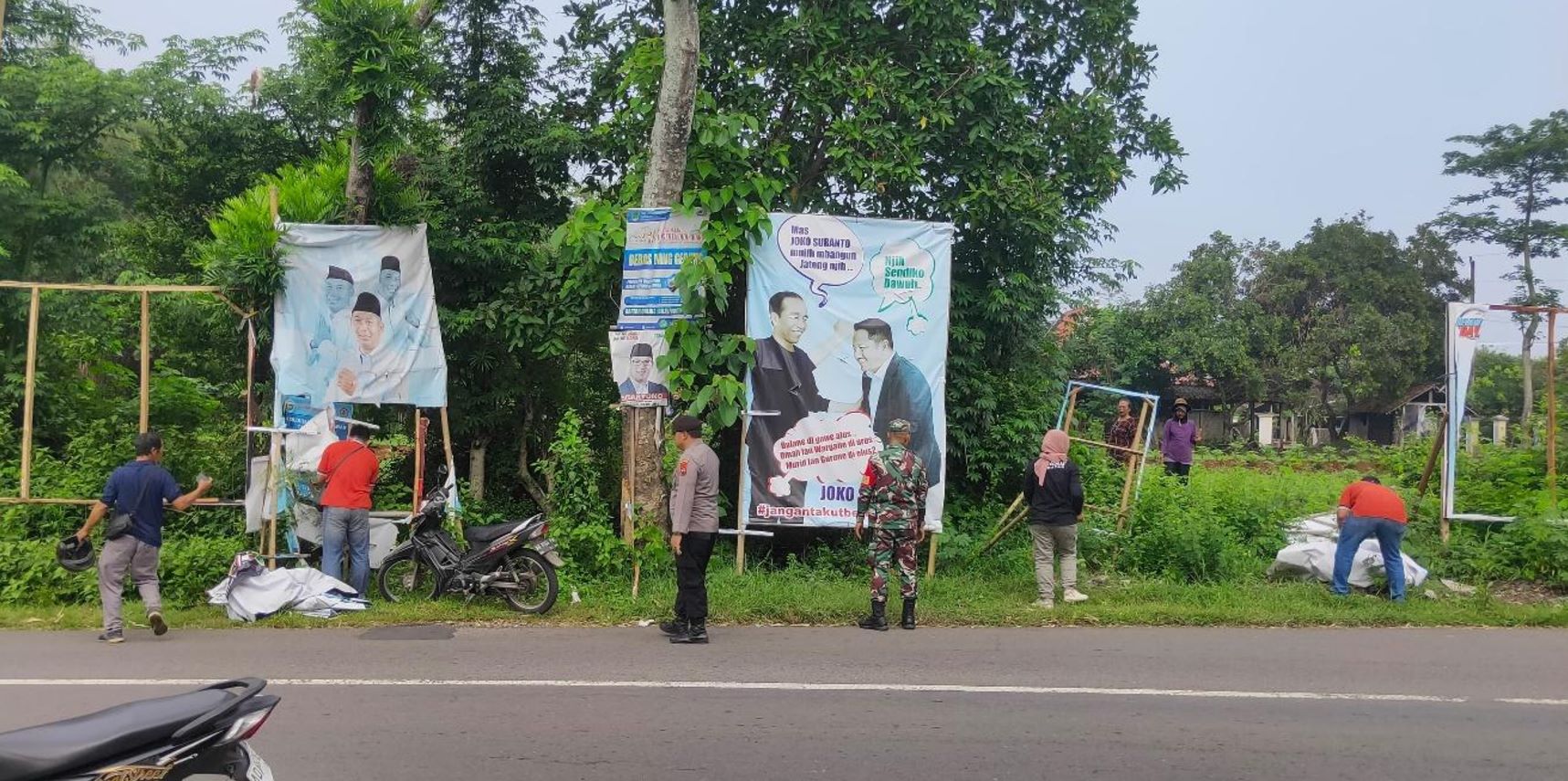 Panwascam Nogosari Bersihkan APK