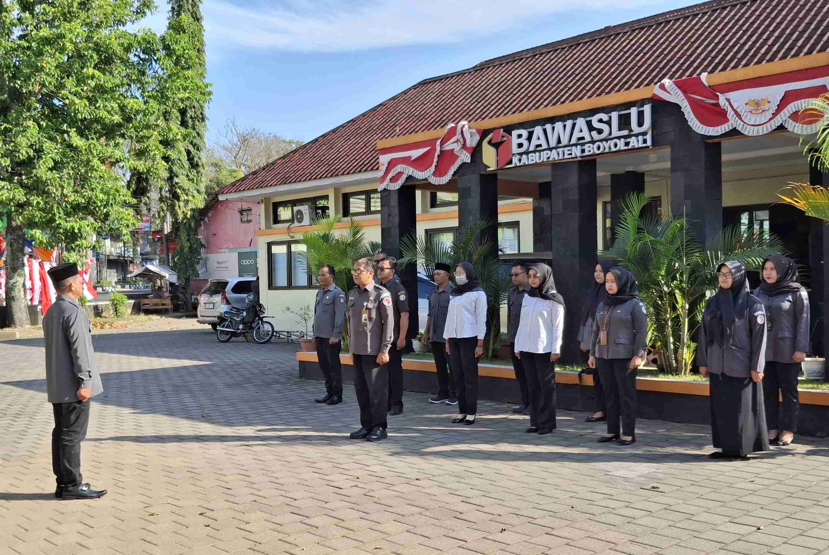 Bawaslu Boyolali Laksanakan Apel Pagi