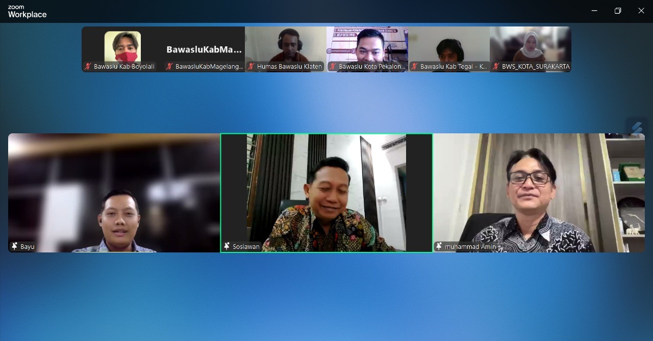 Bawaslu Boyolali Raih Peringkat ke-4 Media Sosial Terproduktif
