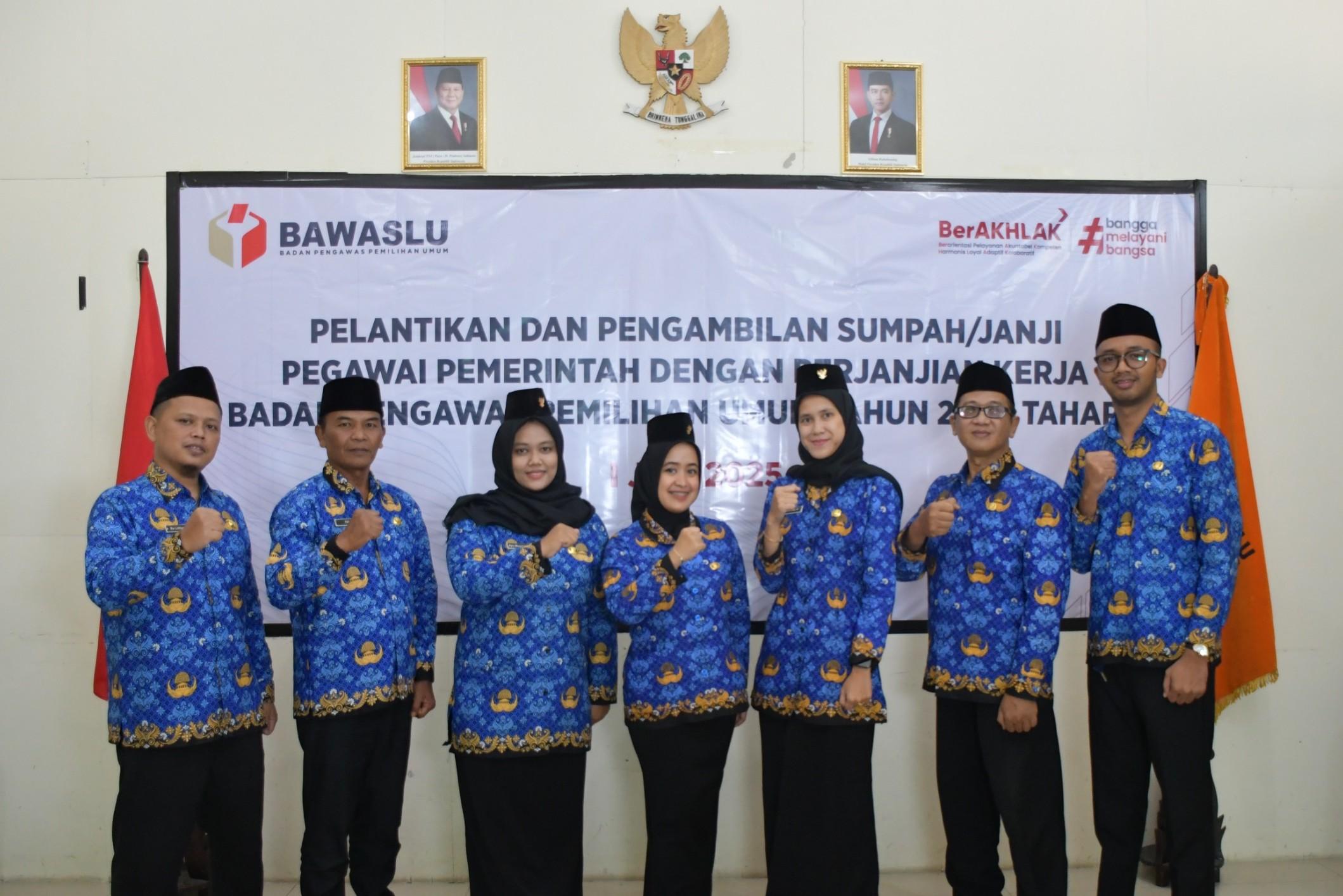 Pelantikan ASN PPPK oleh Bawaslu RI