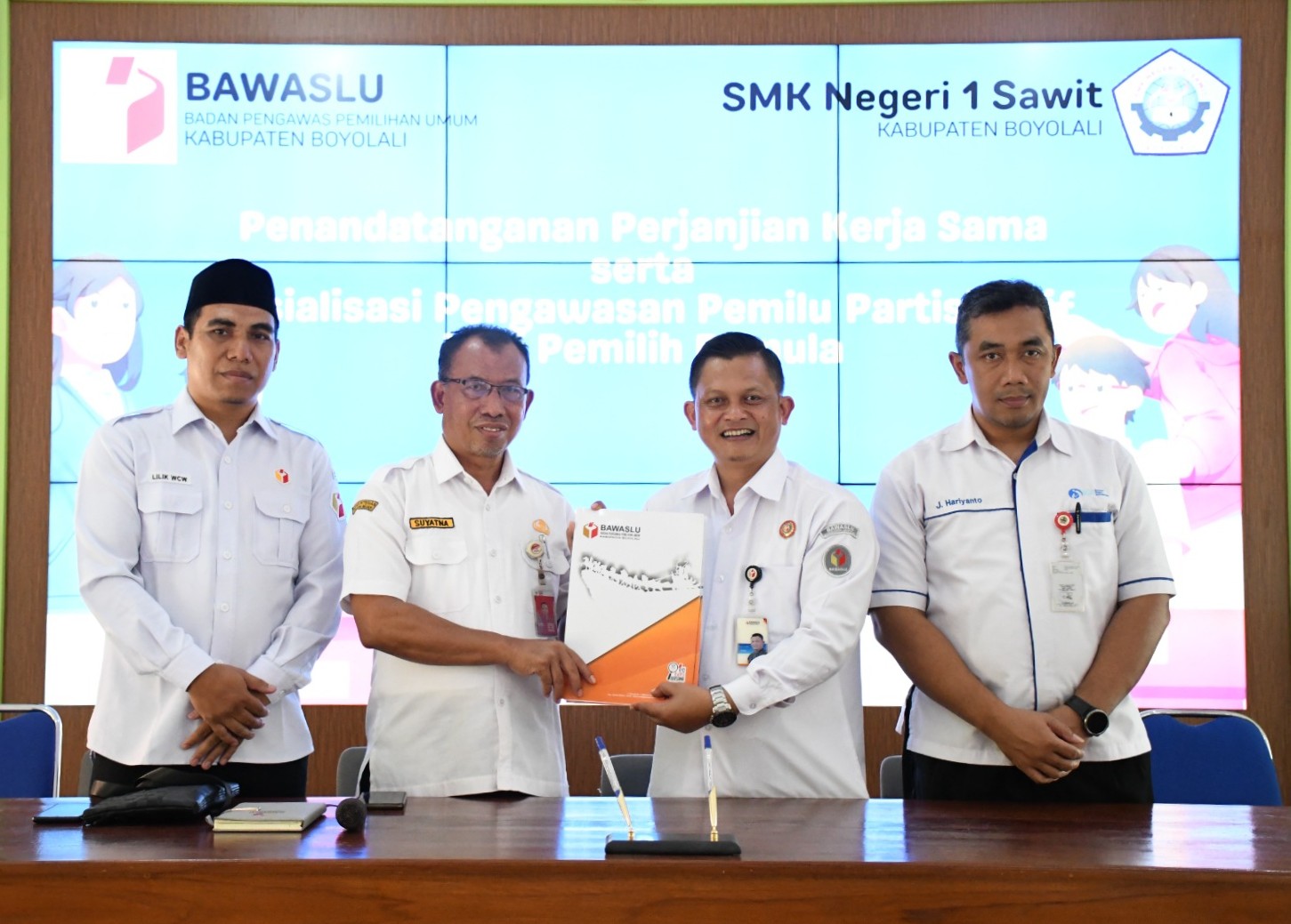 Bawaslu Boyolali Gaet SMK Negeri 1 Sawit