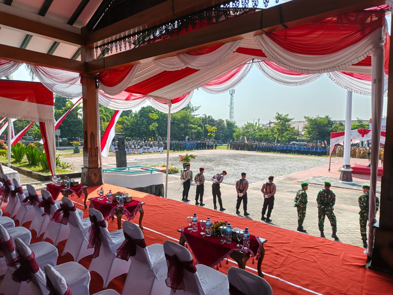 Upacara Pengibaran Bendera HUT ke-80 RI