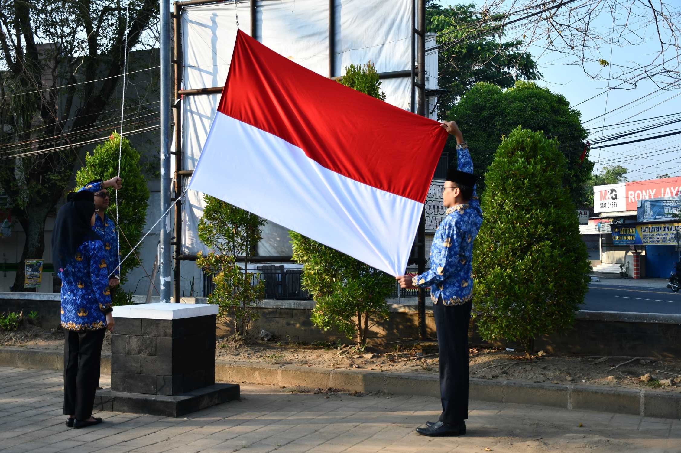 Upacara HUT ke-80 Kemerdekaan RI