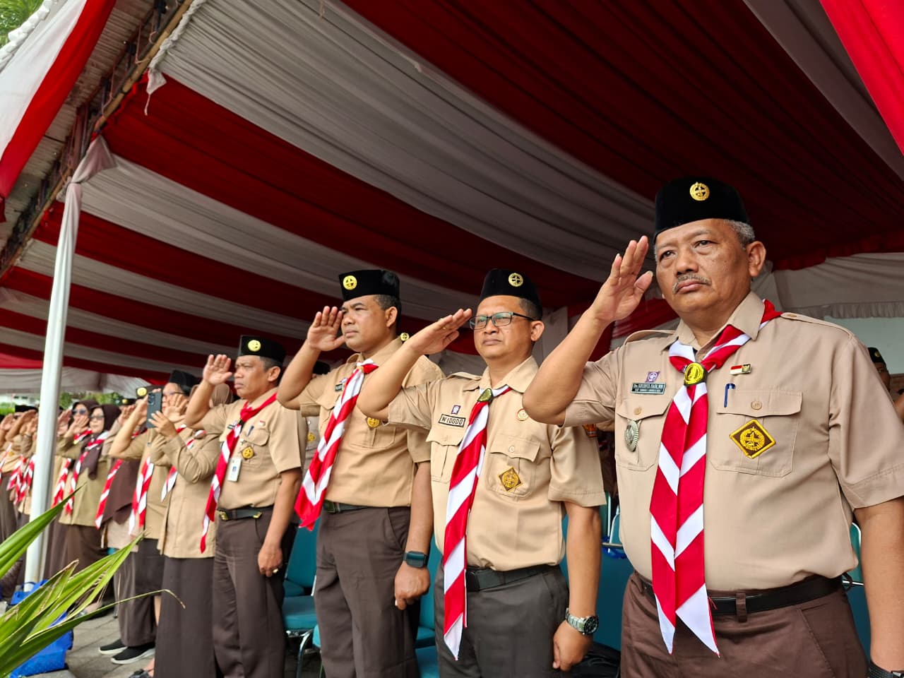 Upacara Peringatan Hari Pramuka ke-64