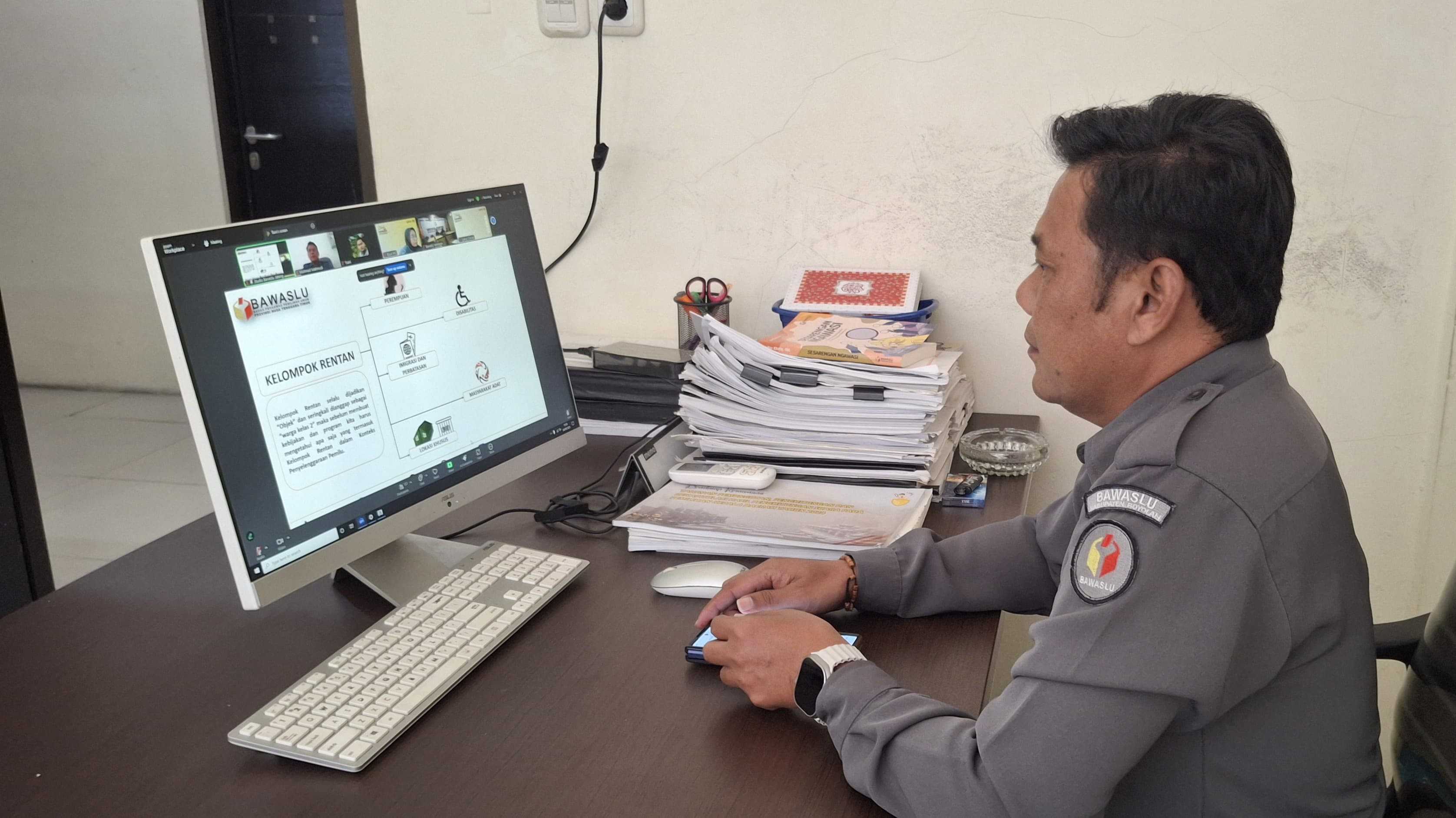 Zoom Meeting Literasi Pengawasan Volume 4