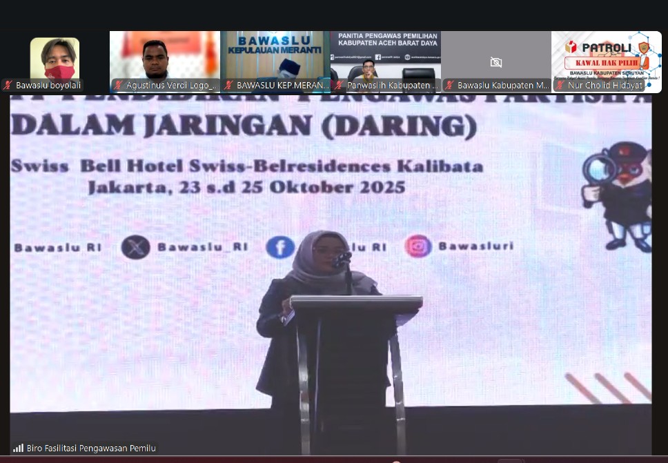 Kick-Off Pendidikan Pengawas Partisipatif.