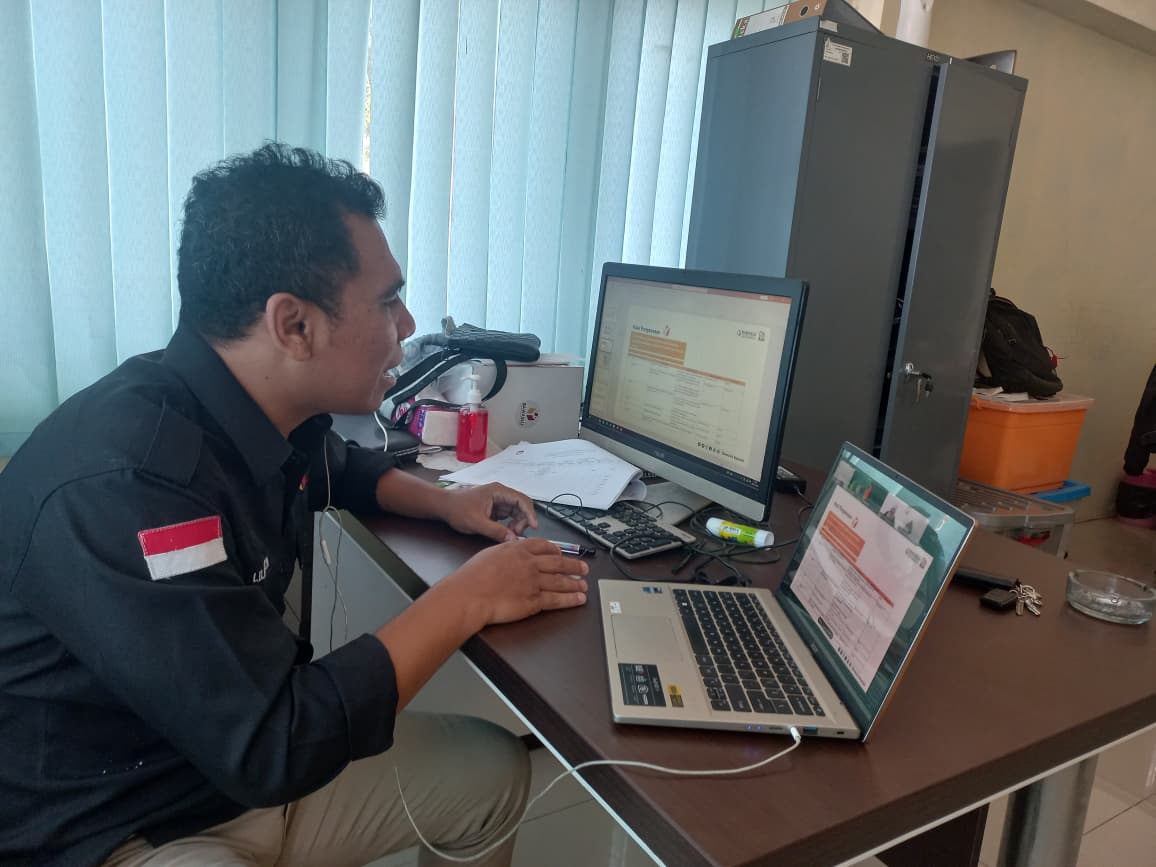 Lilik Wahyu Catur Wibowo, saat menyampaikan paparan.