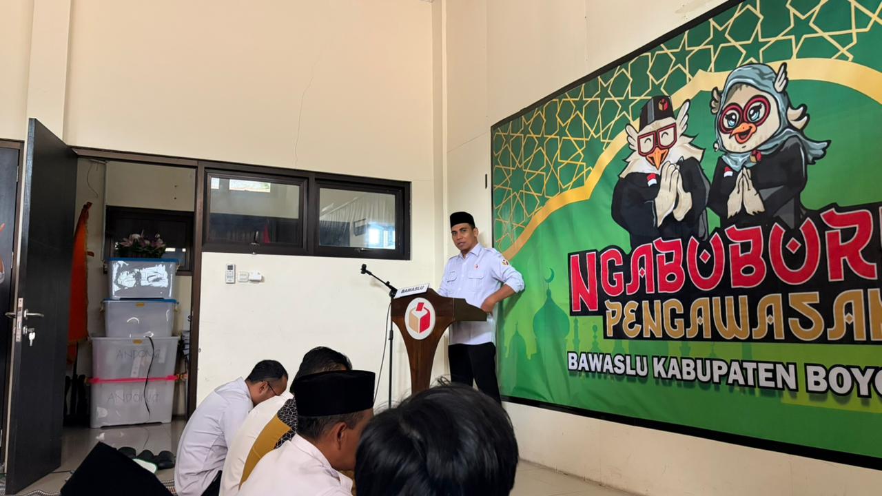Lilik Wahyu Catur Wibowo, saat mengisi tausiyah.