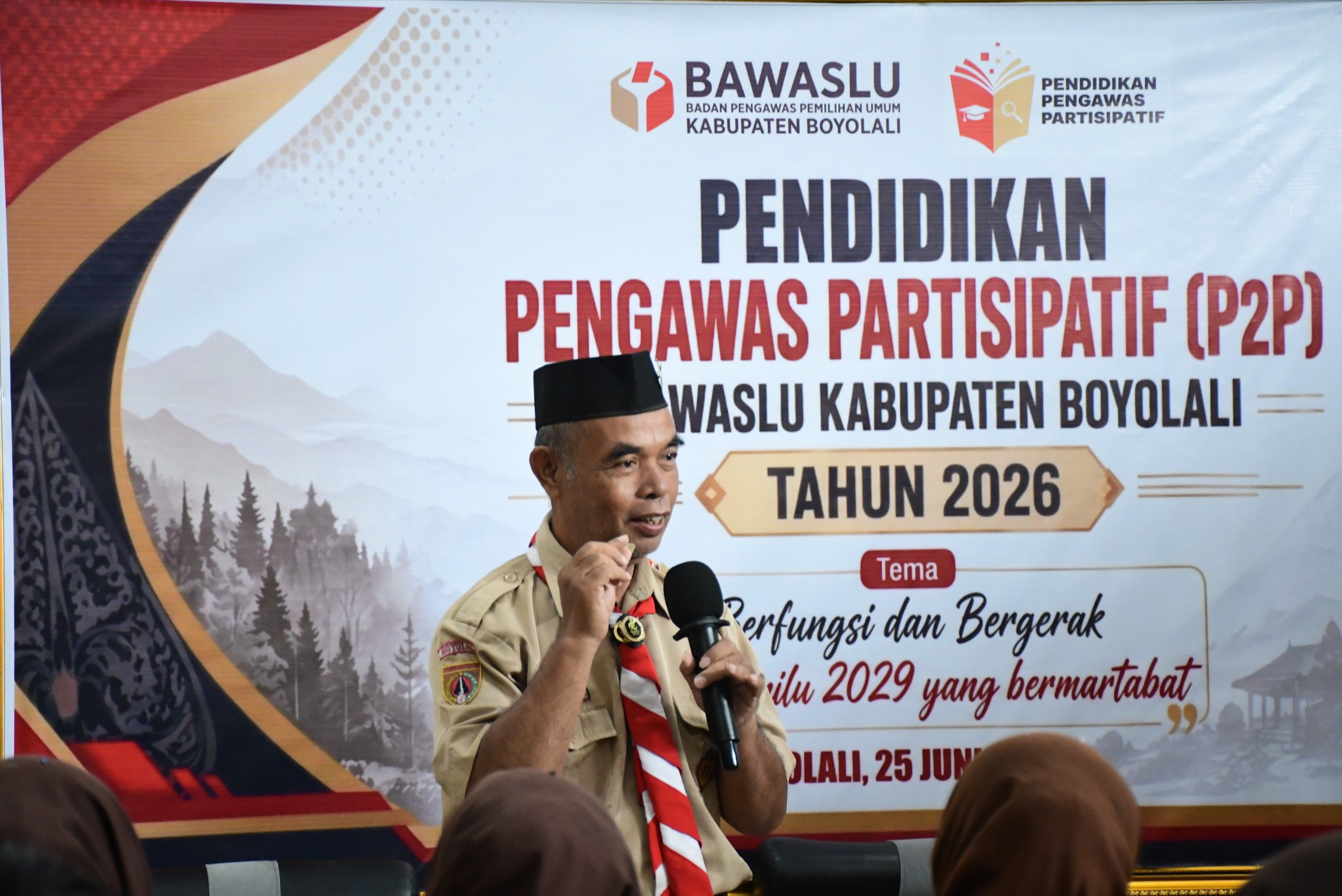 Totok Subagyo, saat menjadi narasumber dalam kegiatan P2P.