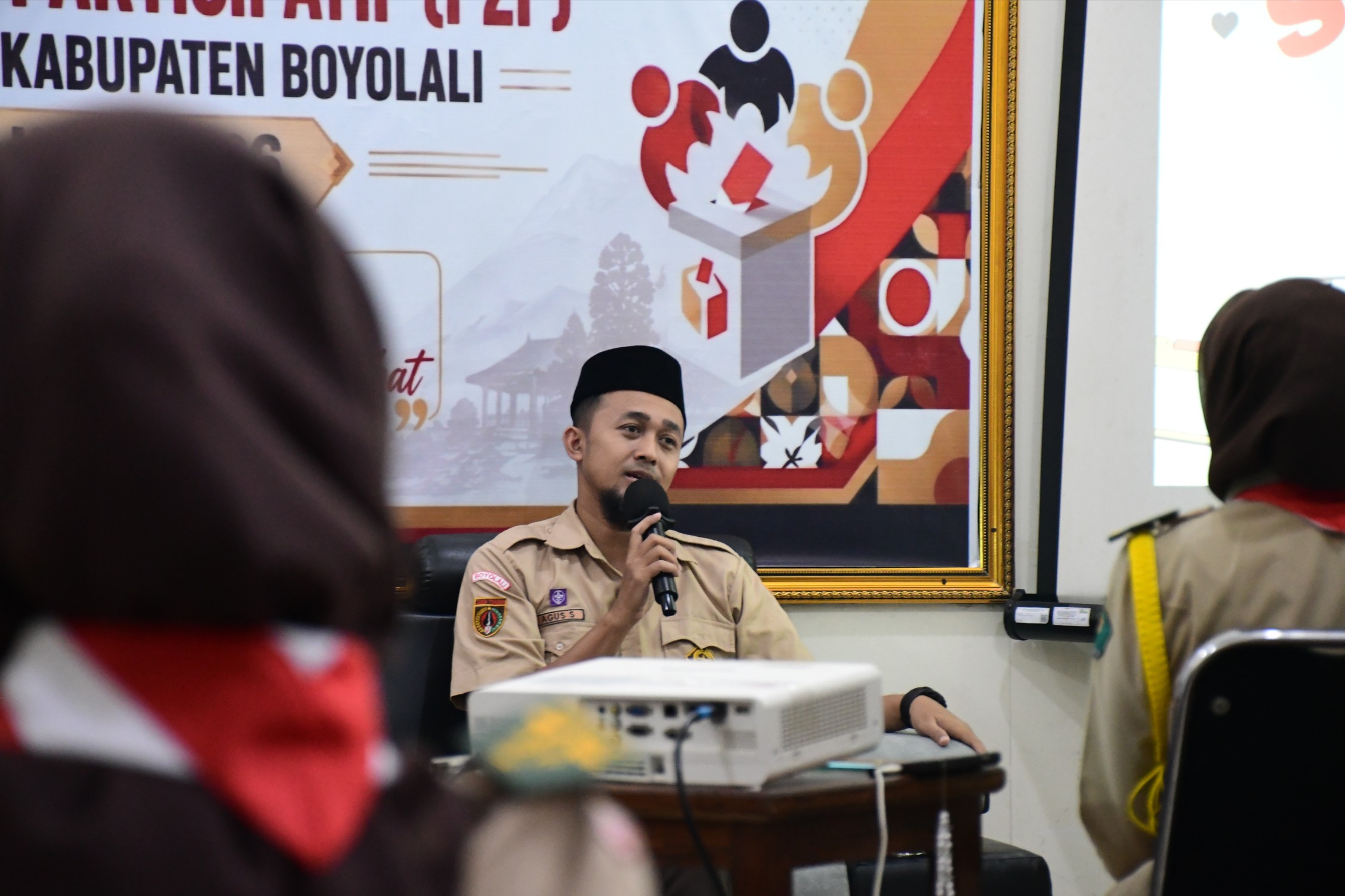 Agus Suyanto, saat menyampaikan materi kegiatan P2P.