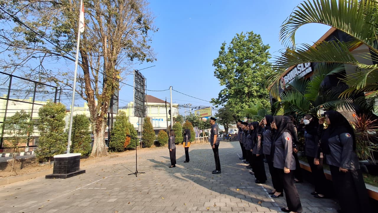 Suasana apel pagi Bawaslu Boyolali, Senin, 6 Juli 2026.