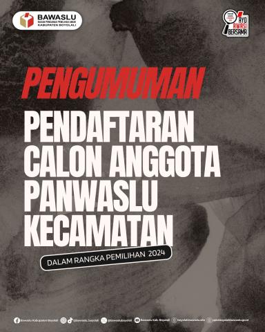 pengumuman