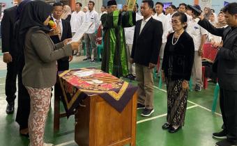 Pelantikan PTPS se-Kecamatan Nogosari