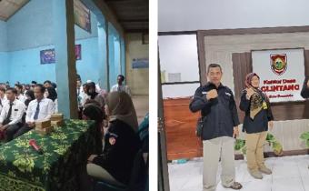 Pengawasan Pelantikan KPPS oleh Panwascam Sambi