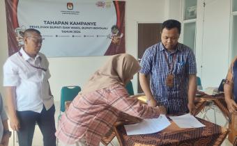 Penyampaian Hasil Audit Laporan Dana Kampanye