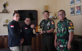 Audiensi dengan Kodim 0724