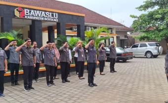 Bawaslu Boyolali Gelar Apel Pagi
