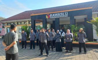 Bawaslu Boyolali Laksanakan Apel Pagi