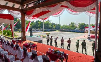 Upacara Pengibaran Bendera HUT ke-80 RI