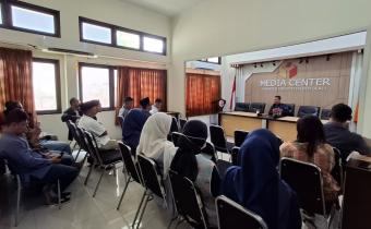 Kegiatan tausiyah di ruang aula Bawaslu Boyolali.