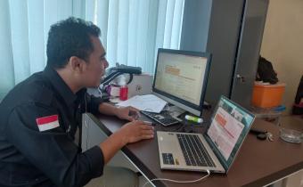 Lilik Wahyu Catur Wibowo, saat menyampaikan paparan.