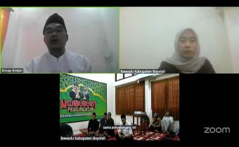 Suasana Ngabuburit Pengawasan Melalui Zoom.