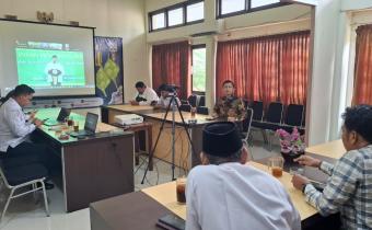 Bawaslu Boyolali Ikuti Halal Bihalal Virtual Bawaslu RI.