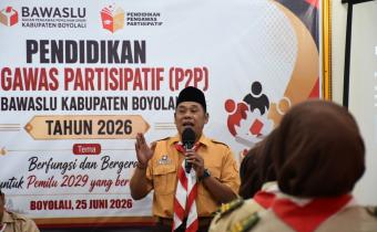 Muhamad Mahmudi, saat menjadi narasumber dalam kegiatan P2P.